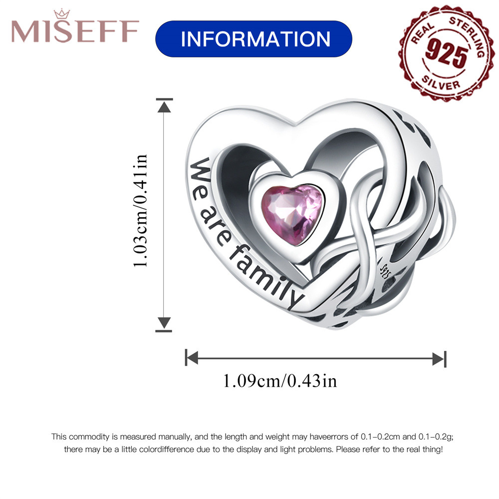 1 Piece 12*10mm 5*10mm Diameter 10mm Sterling Silver Zircon Heart Shape Polished Beads display picture 10