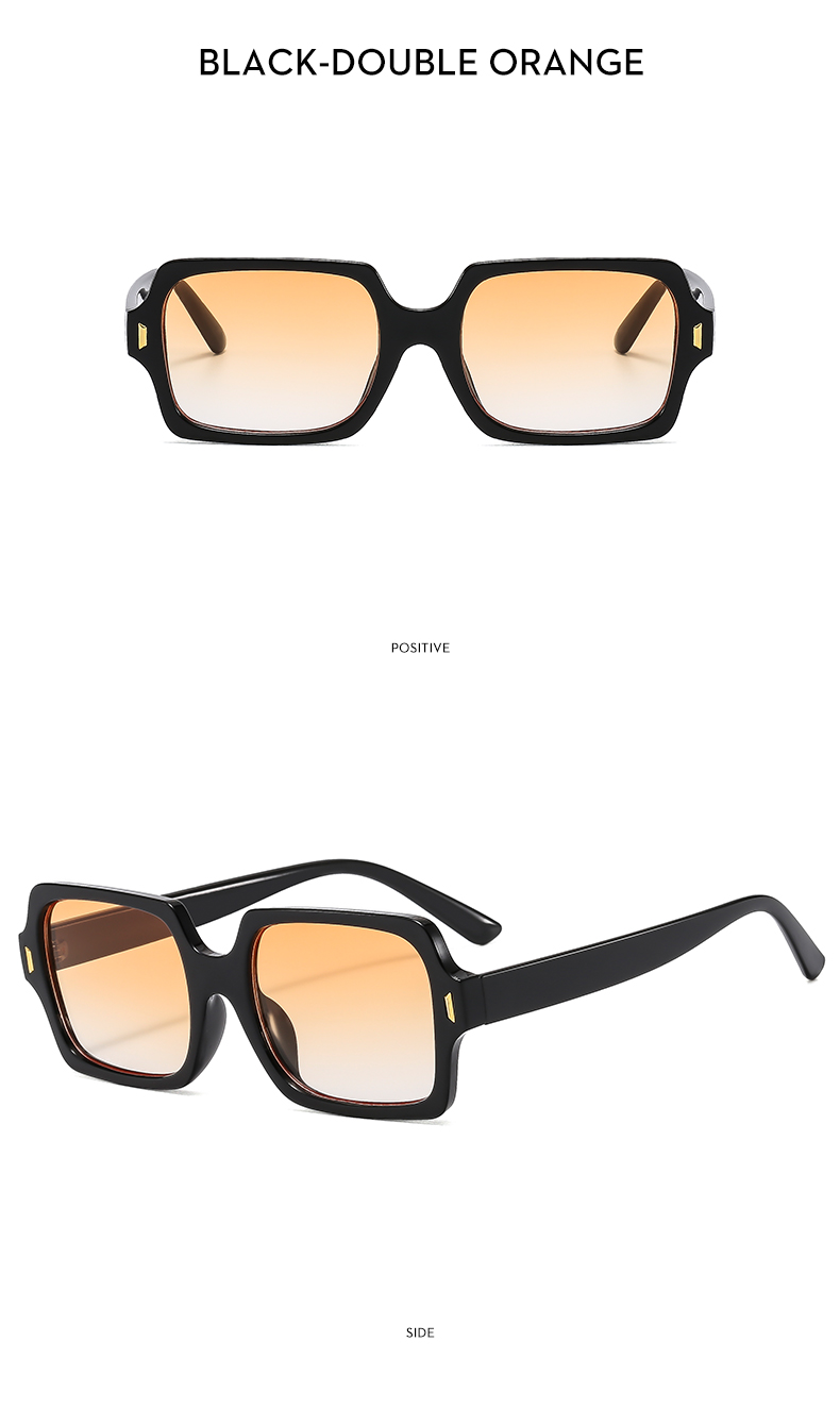 Hawaiisch Strassenmode Einfarbig Leopard Ac Quadrat Vollbild Sonnenbrille Der Frauen display picture 9