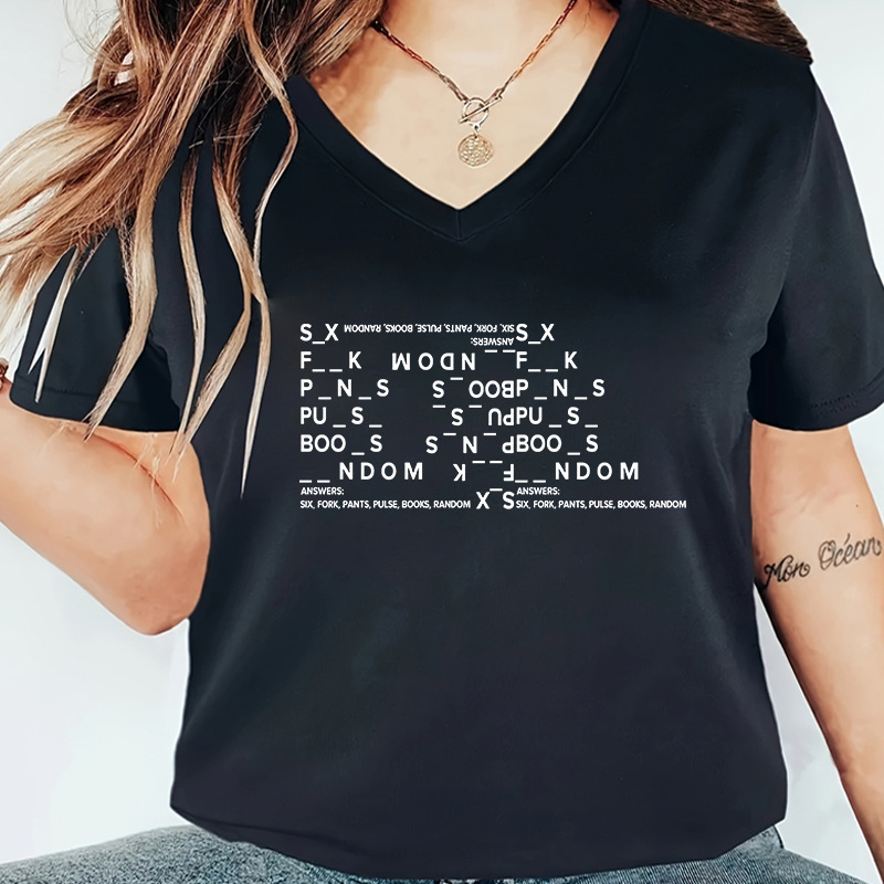 Mujeres Playeras Manga Corta Camisetas Impresión Estilo Simple Letra display picture 2