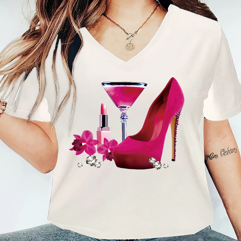 Femmes T-Shirt Manche Courte T-shirts Impression Style Simple Lettre display picture 3