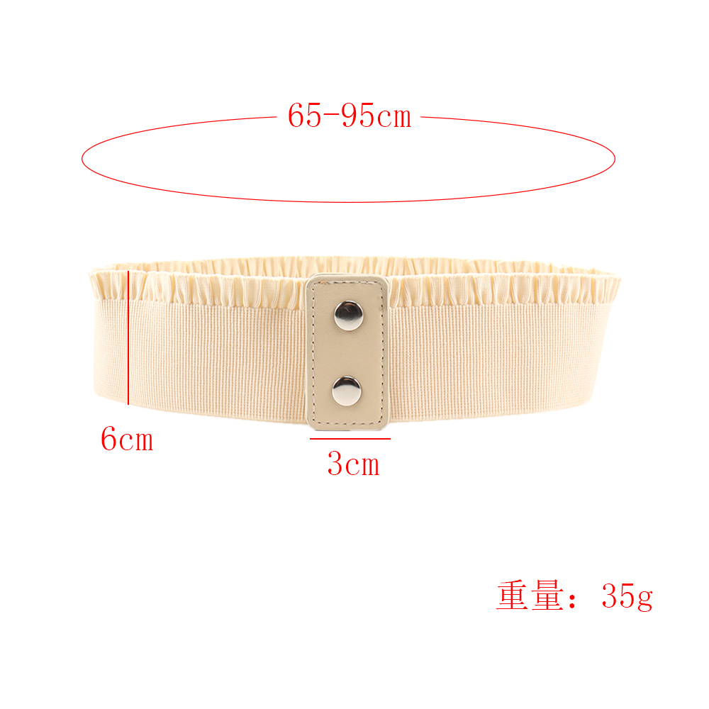 Simple Style Classic Style Solid Color Cloth Women's Woven Belts display picture 2