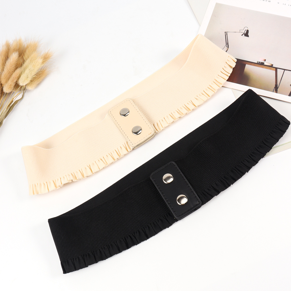 Simple Style Classic Style Solid Color Cloth Women's Woven Belts display picture 10
