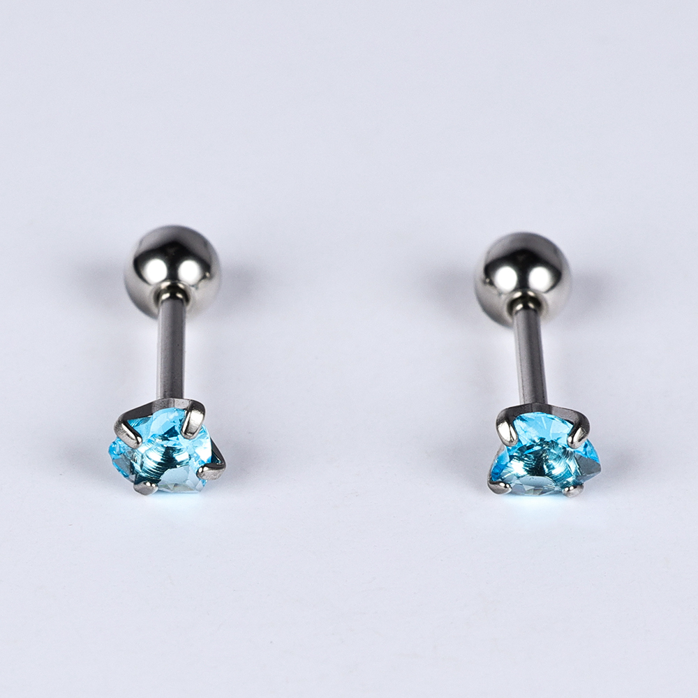 1 Pair Simple Style Classic Style Heart Shape Polishing Inlay 302 Stainless Steel Zircon Ear Studs display picture 21