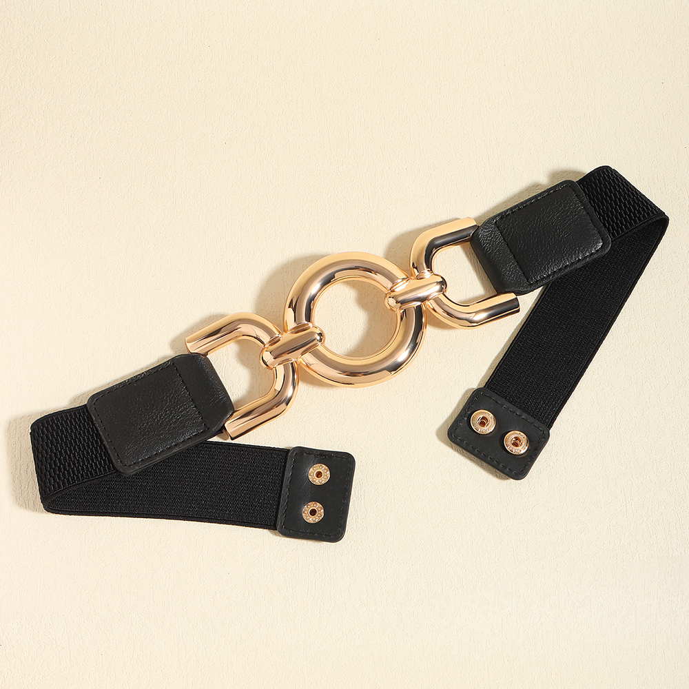 Basic Vintage Style Classic Style Geometric Pu Leather Women's Leather Belts display picture 4