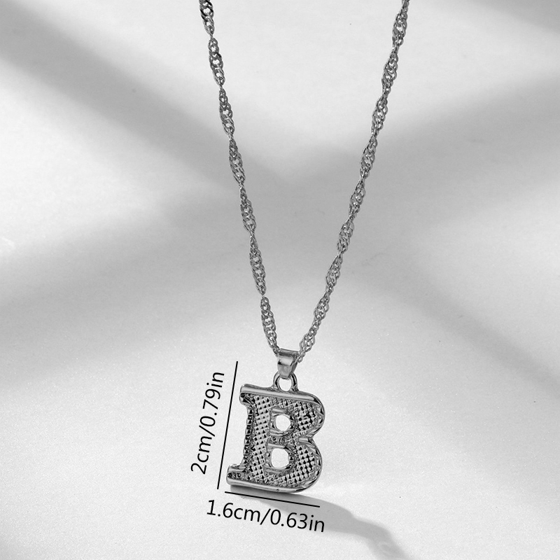 Bijoux En Gros Style Simple Lettre Alliage Strass Incruster Pendentif display picture 11