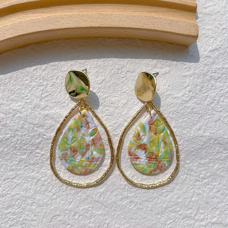1 Pair Pastoral Flower Handmade Soft Clay Drop Earrings display picture 6