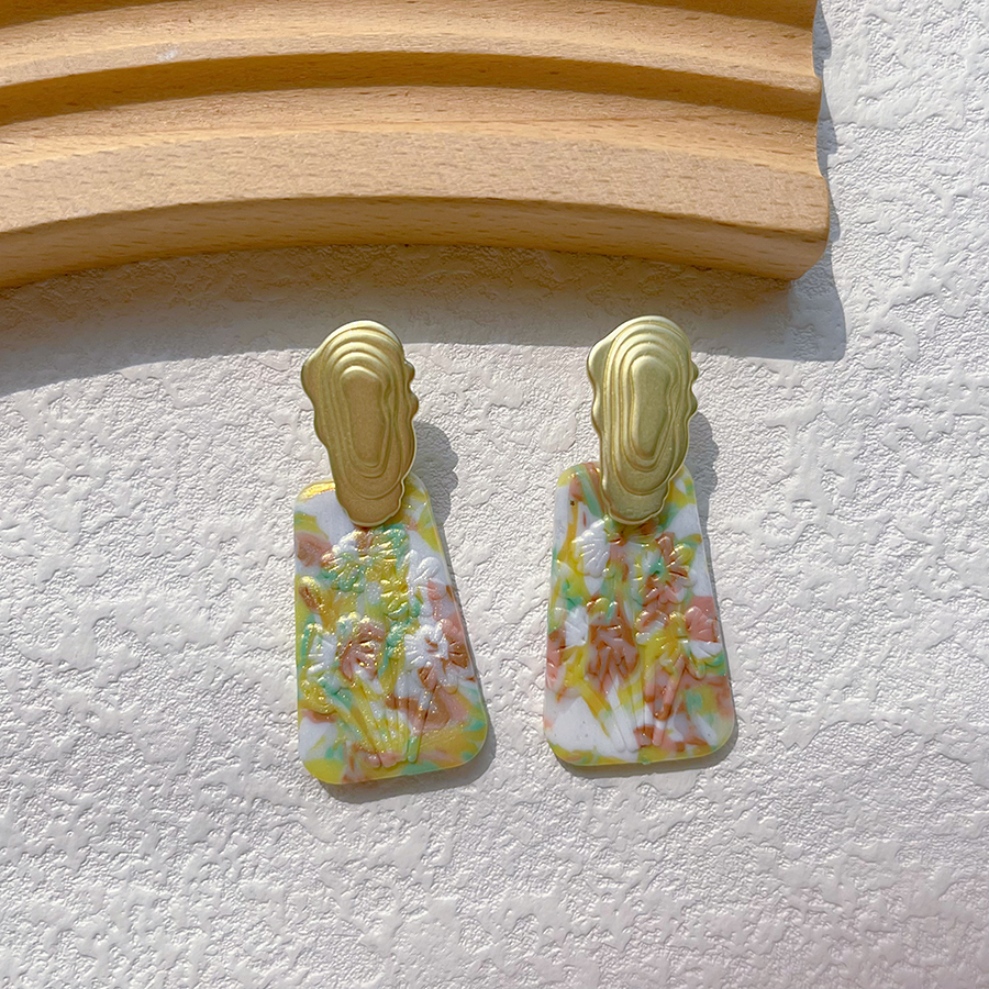 1 Pair Pastoral Flower Handmade Soft Clay Drop Earrings display picture 7