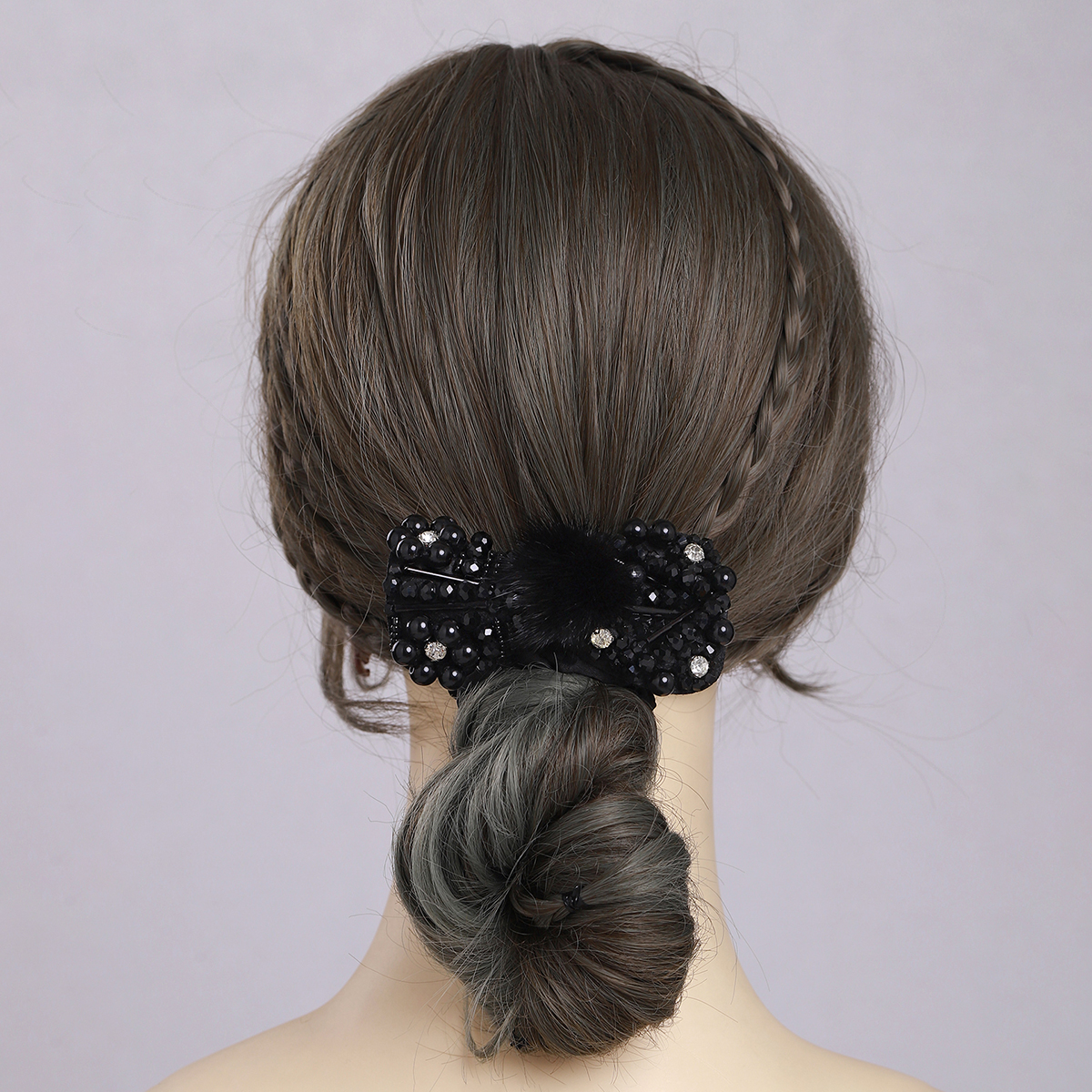Women's Fairy Style Lady Korean Style Large Intestine Cloth Inlay Pearl Hair Tie display picture 9