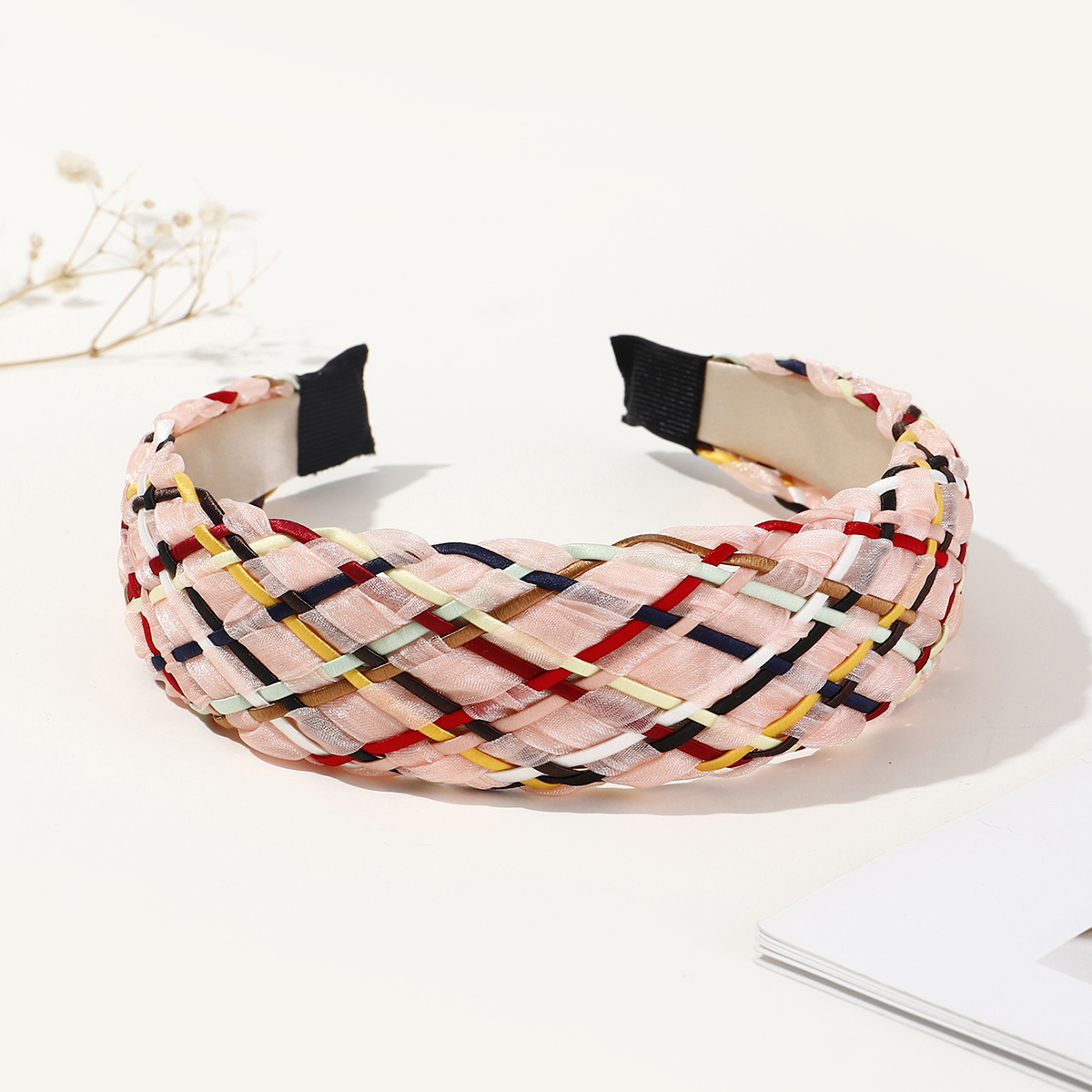Women's Lady Modern Style Korean Style Cross Organza Hair Band display picture 1