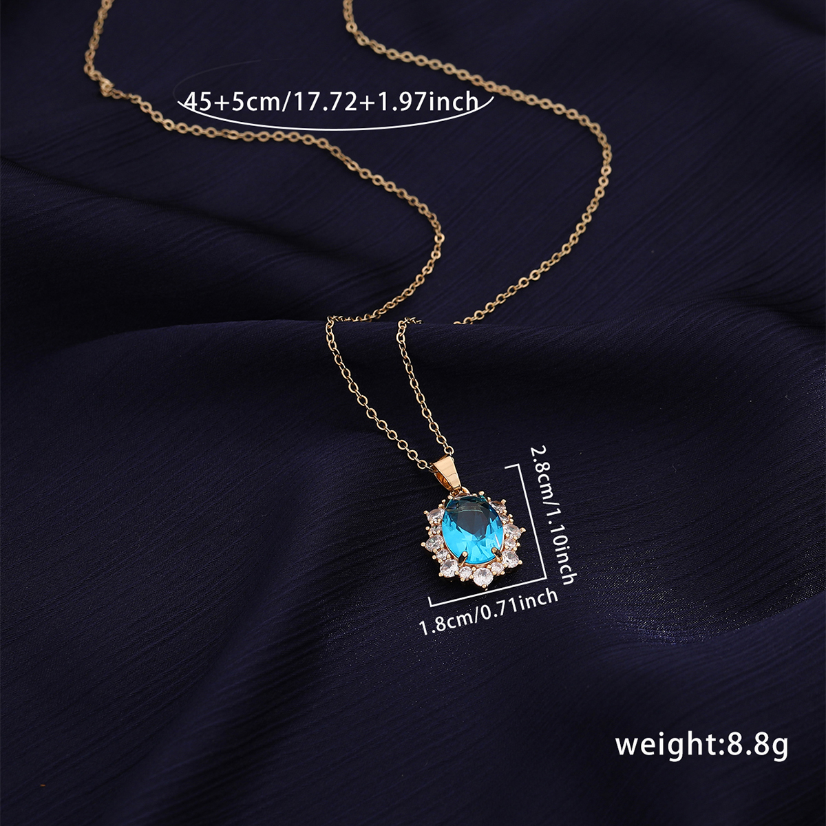 Le Cuivre Style IG Élégant Dame Incruster Les Gouttelettes D'Eau Papillon Zircon Pendentif display picture 3