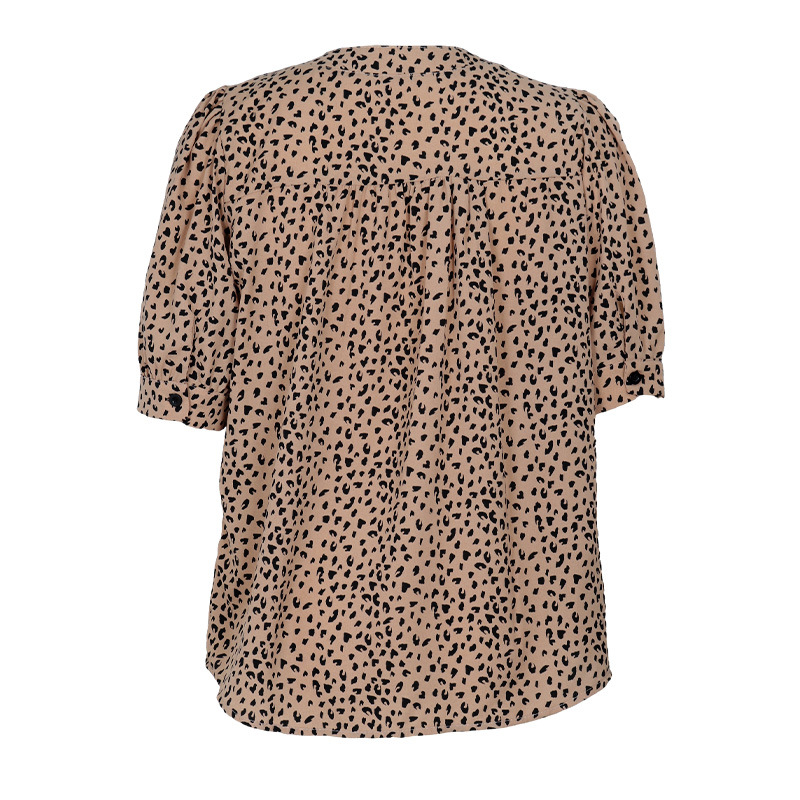 Women's Blouse Short Sleeve T-Shirts Printing Vacation Leopard display picture 3
