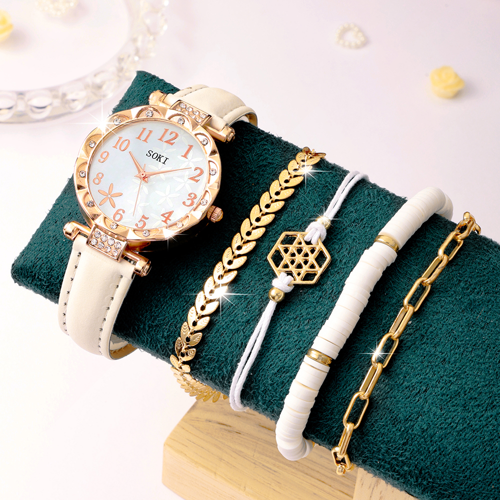 Casual Star Buckle Quartz Women's Watches display picture 11
