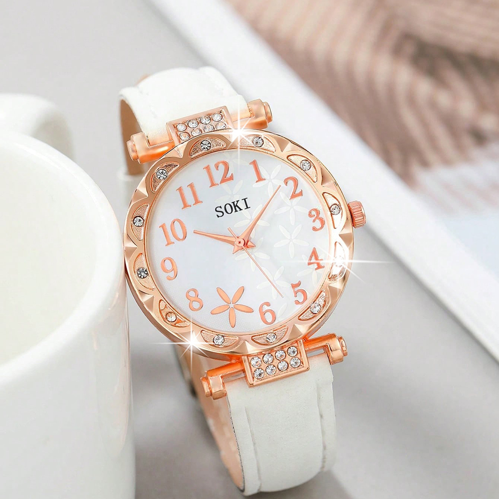 Casual Star Buckle Quartz Women's Watches display picture 8