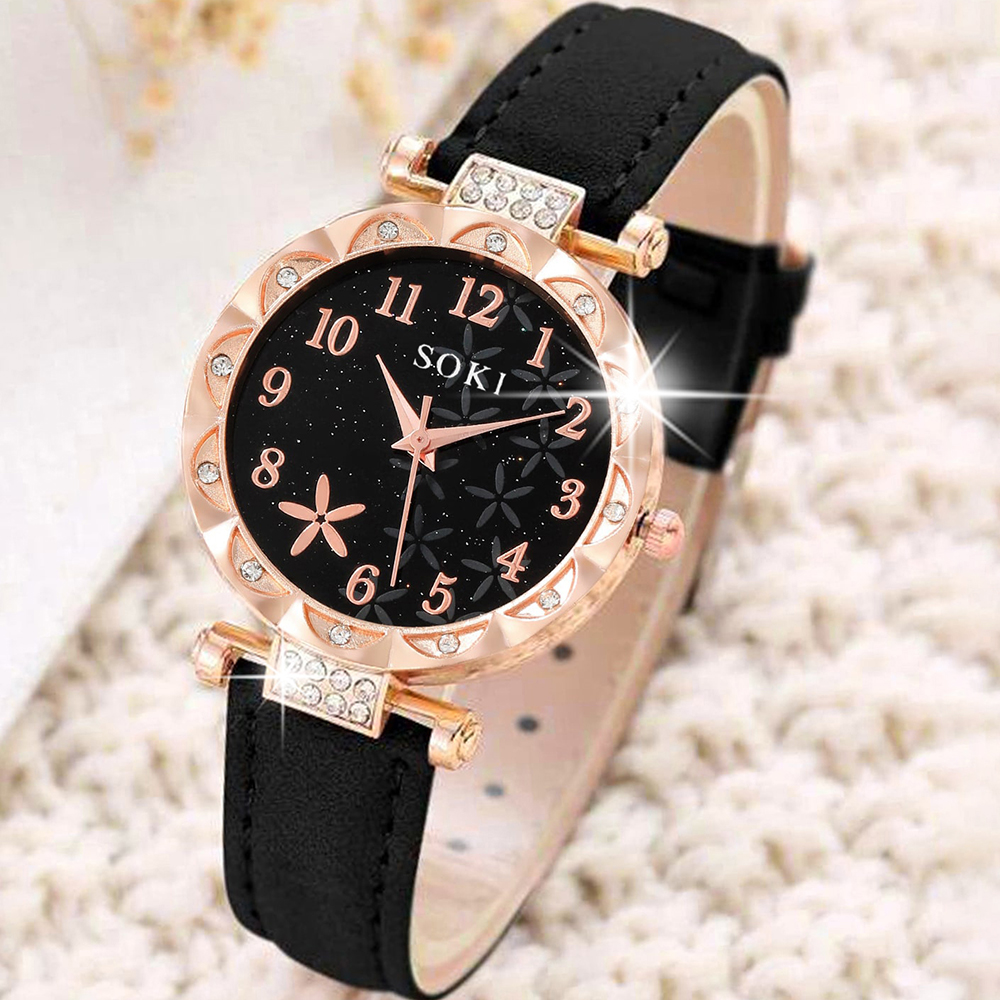 Casual Star Buckle Quartz Women's Watches display picture 6