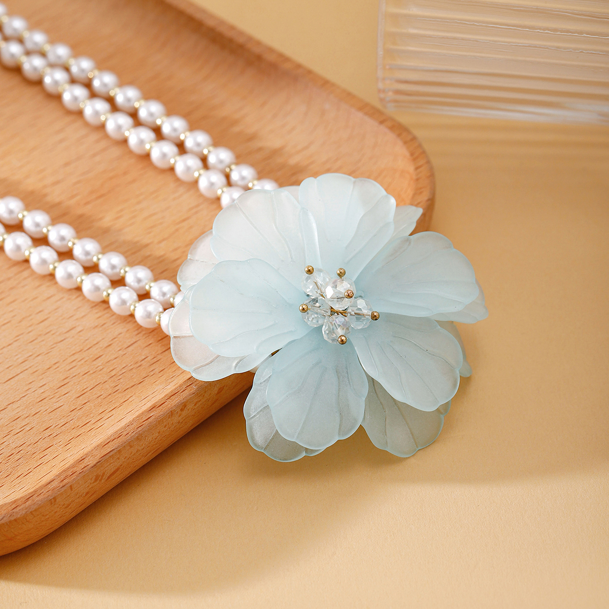 IG Style Sweet Flower Imitation Pearl Beaded Women's Necklace display picture 24