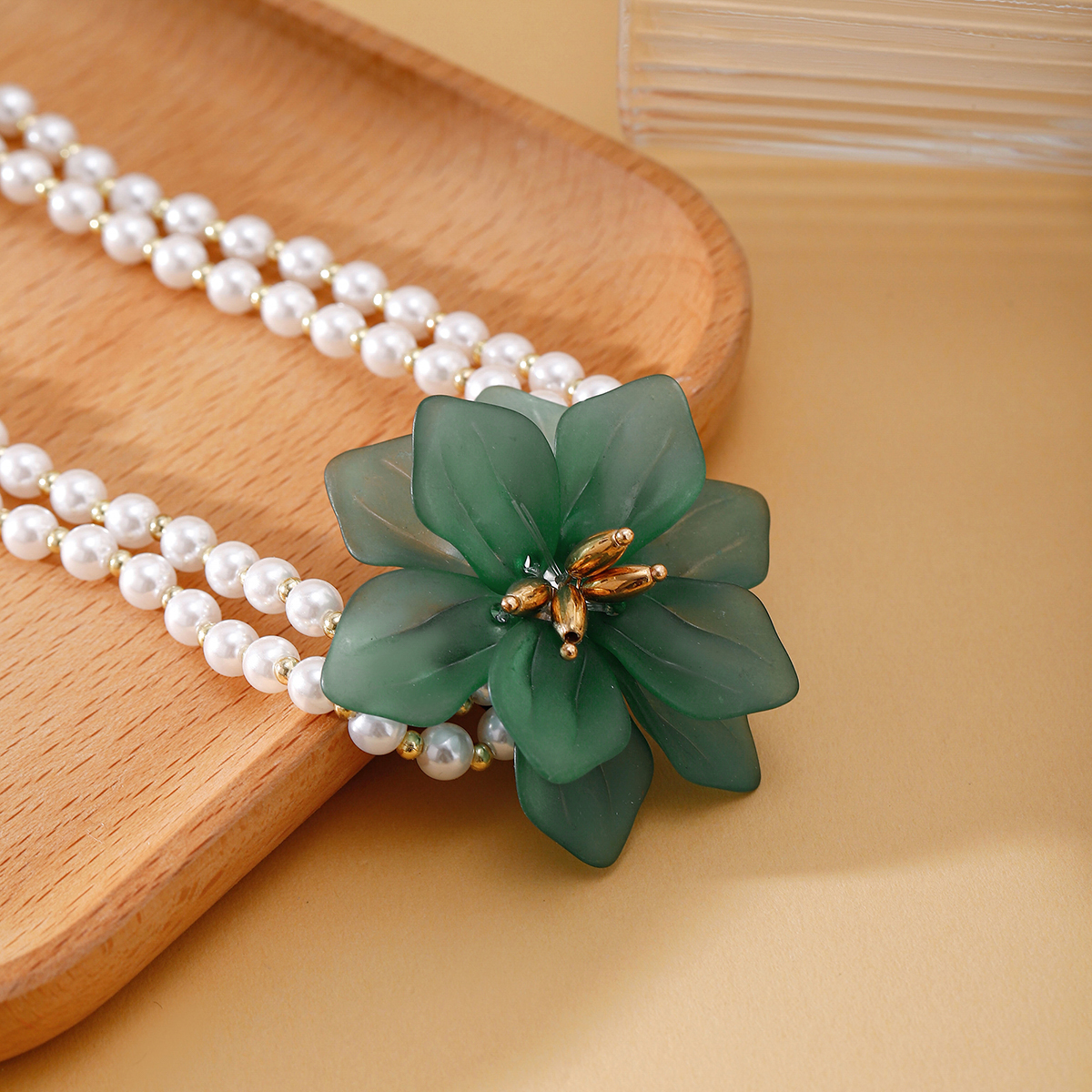 IG Style Sweet Flower Imitation Pearl Beaded Women's Necklace display picture 23