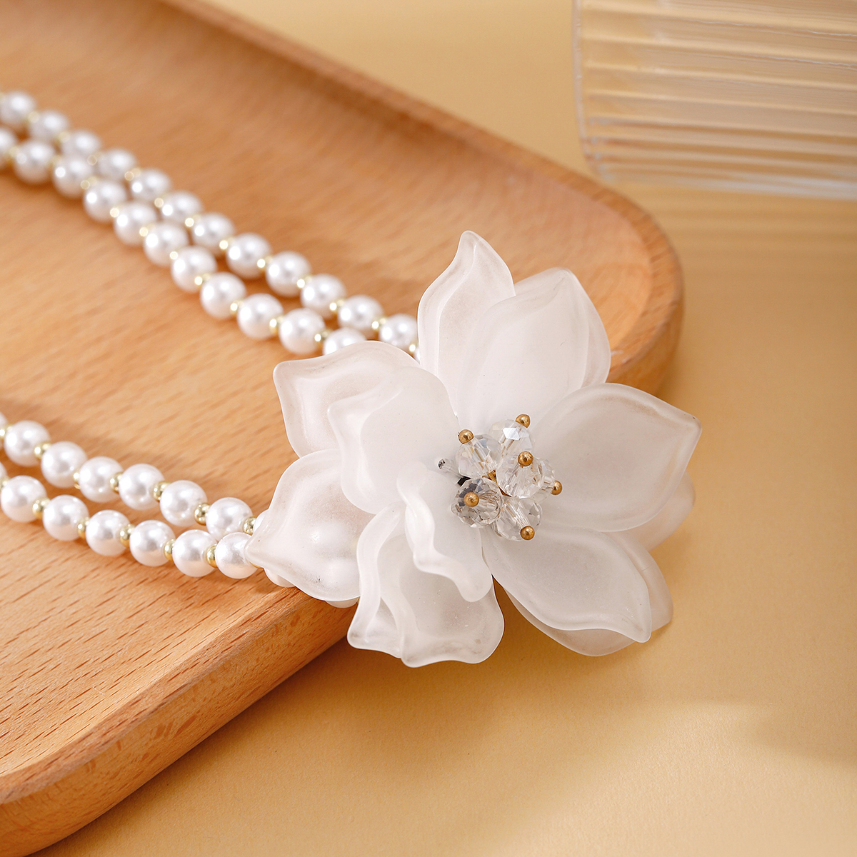 IG Style Sweet Flower Imitation Pearl Beaded Women's Necklace display picture 26