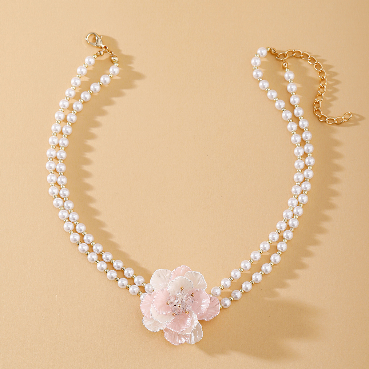 IG Style Sweet Flower Imitation Pearl Beaded Women's Necklace display picture 32