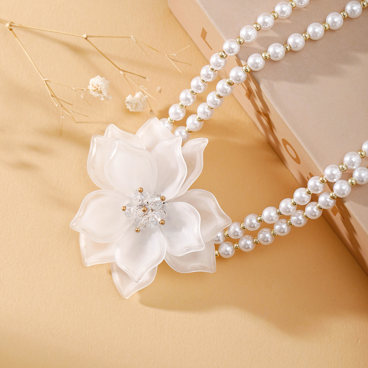 IG Style Sweet Flower Imitation Pearl Beaded Women's Necklace display picture 27