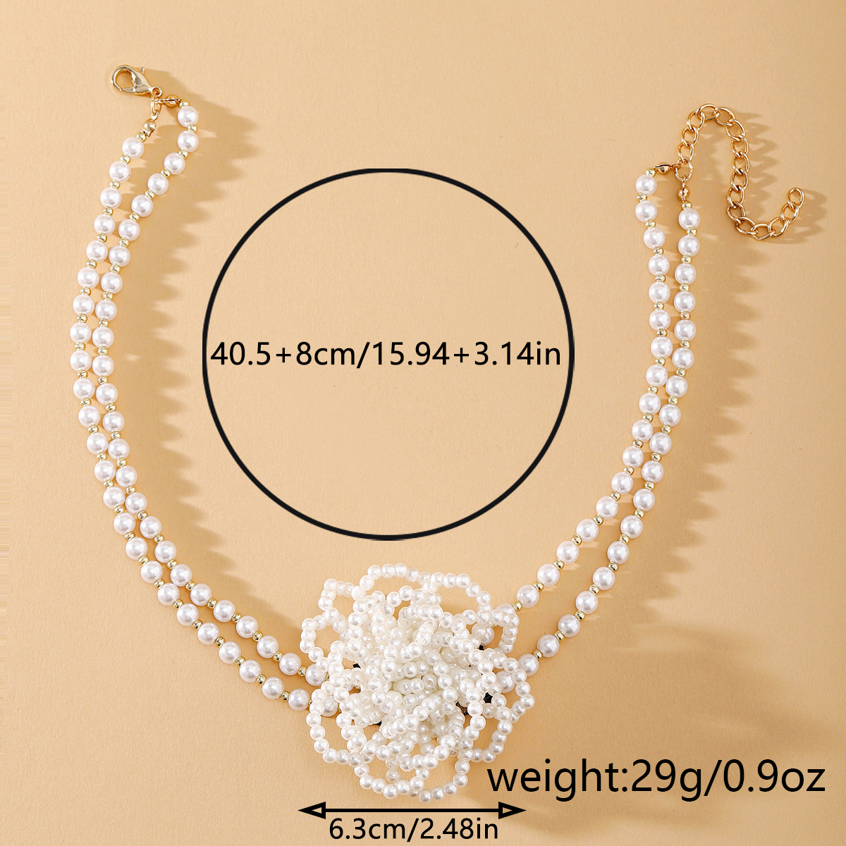 IG Style Sweet Flower Imitation Pearl Beaded Women's Necklace display picture 31