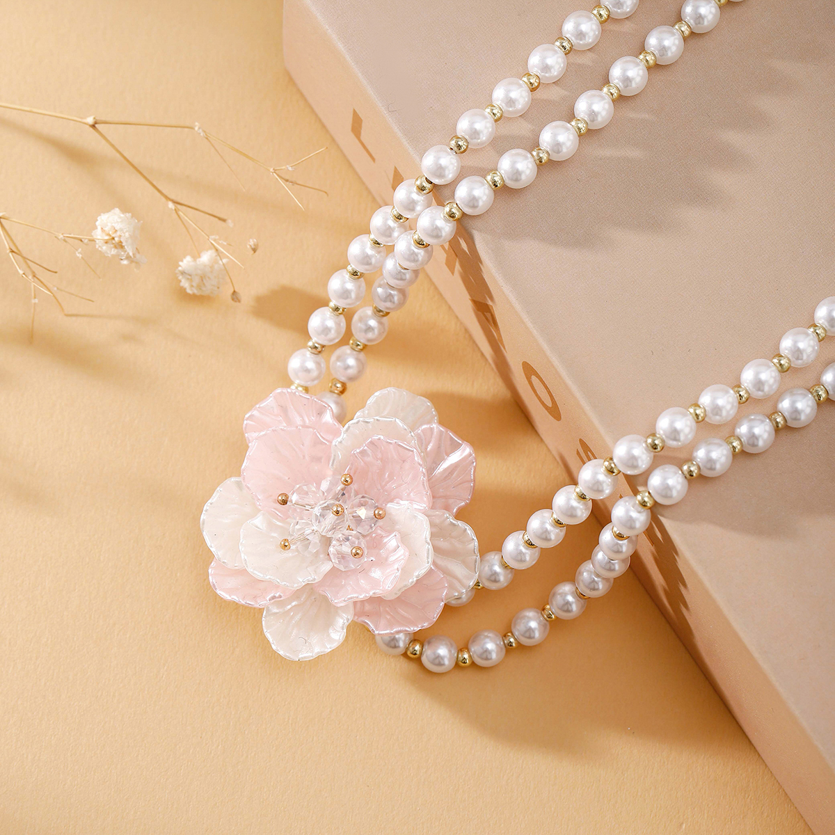 IG Style Sweet Flower Imitation Pearl Beaded Women's Necklace display picture 33