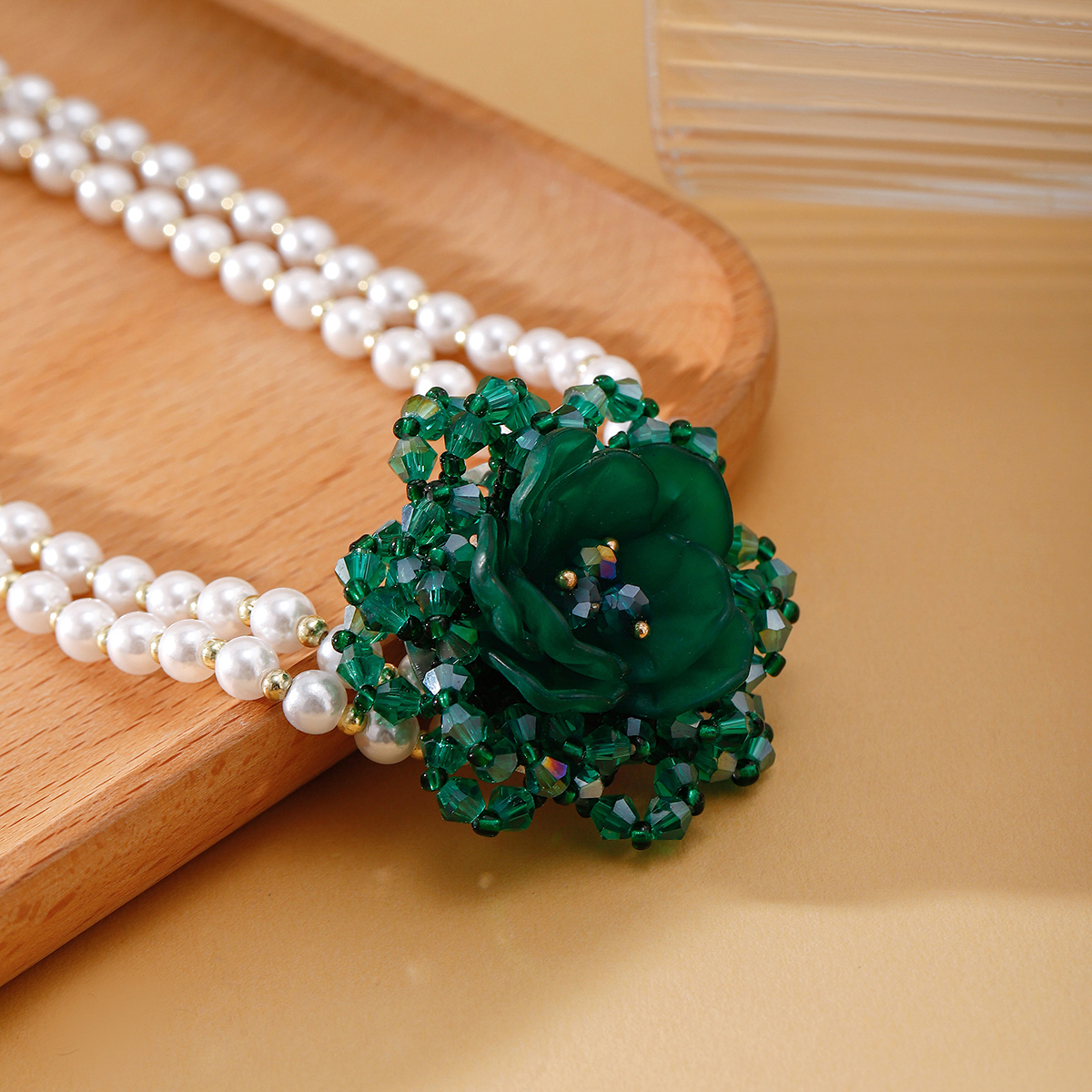IG Style Sweet Flower Imitation Pearl Beaded Women's Necklace display picture 34