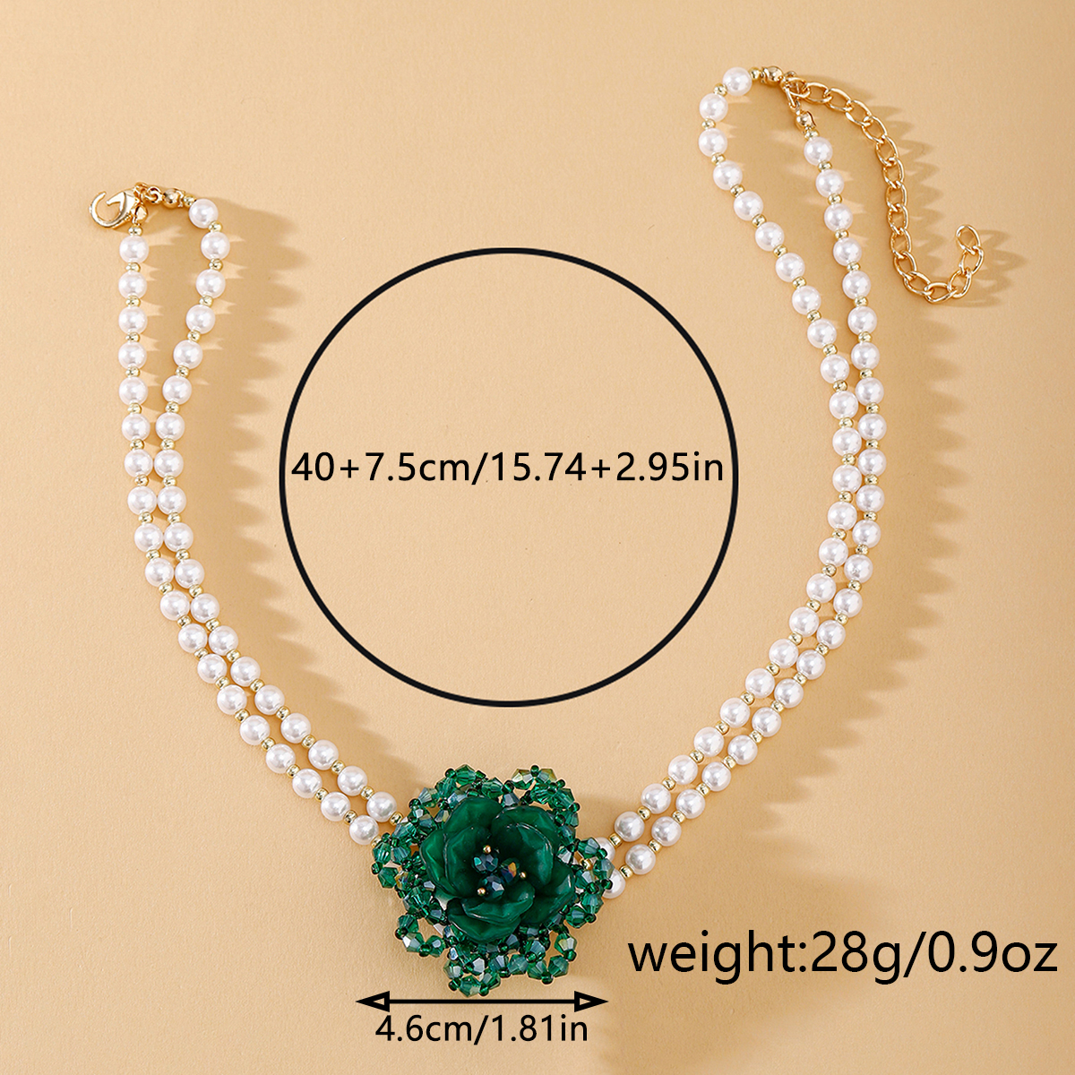 IG Style Sweet Flower Imitation Pearl Beaded Women's Necklace display picture 35