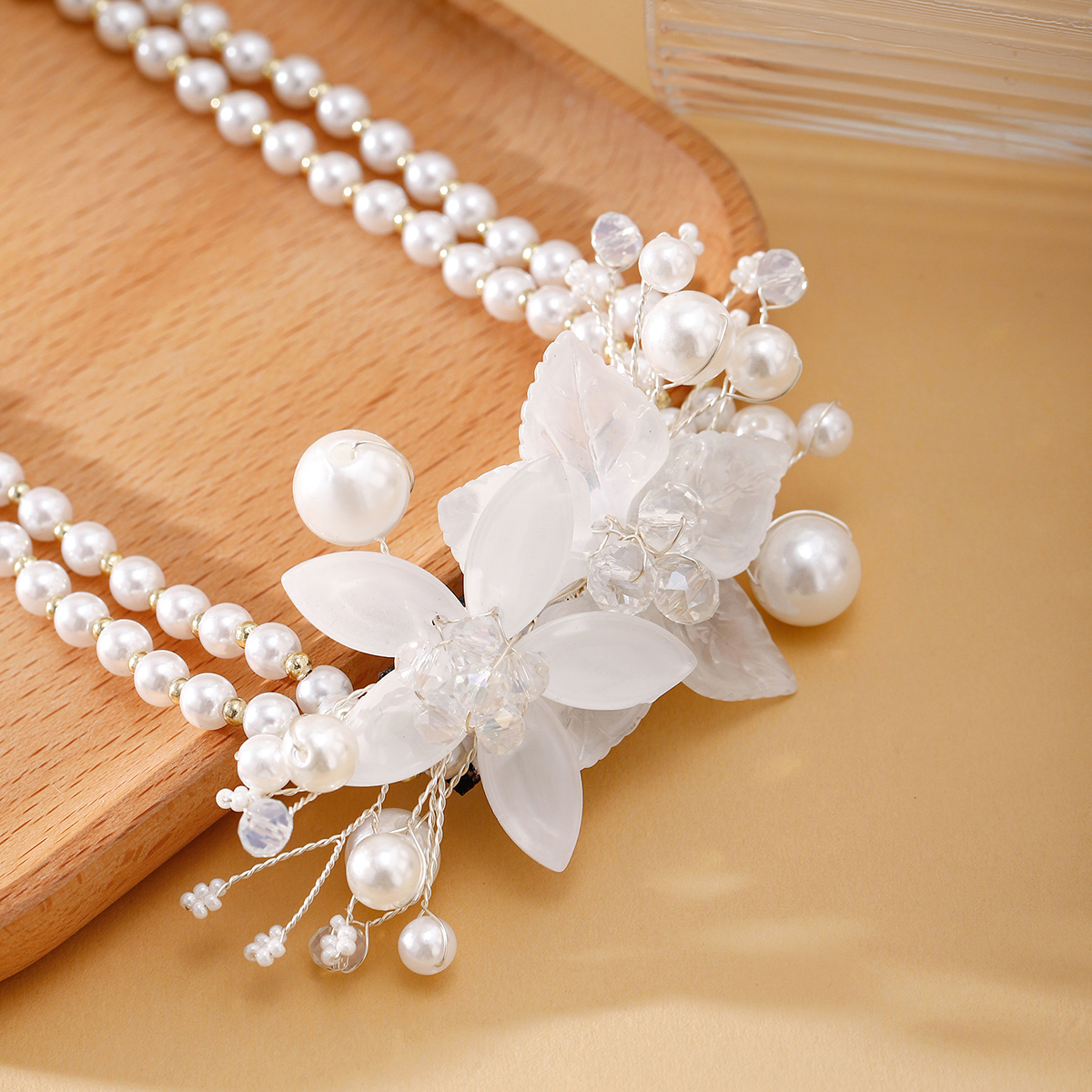 IG Style Sweet Flower Imitation Pearl Beaded Women's Necklace display picture 29