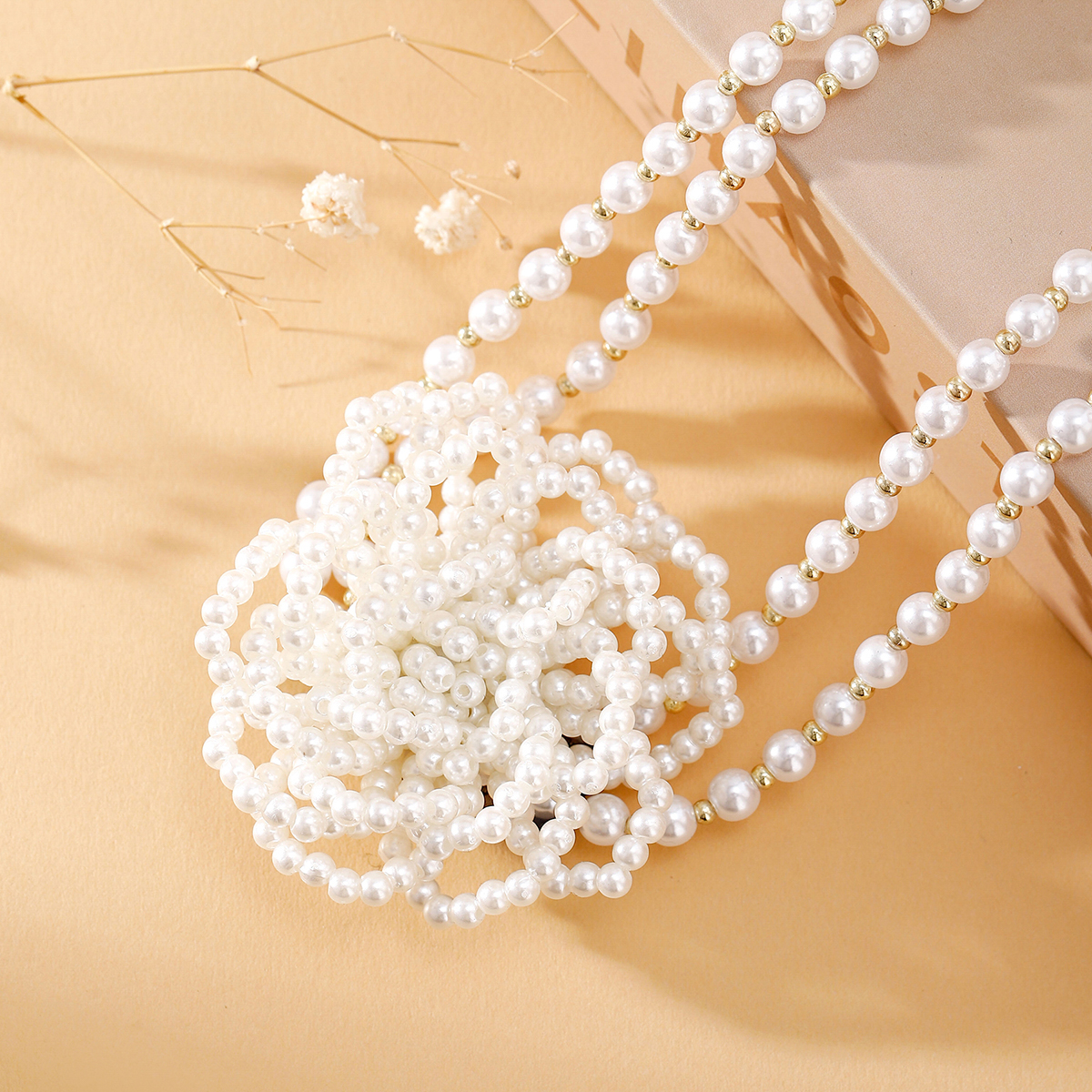 IG Style Sweet Flower Imitation Pearl Beaded Women's Necklace display picture 20