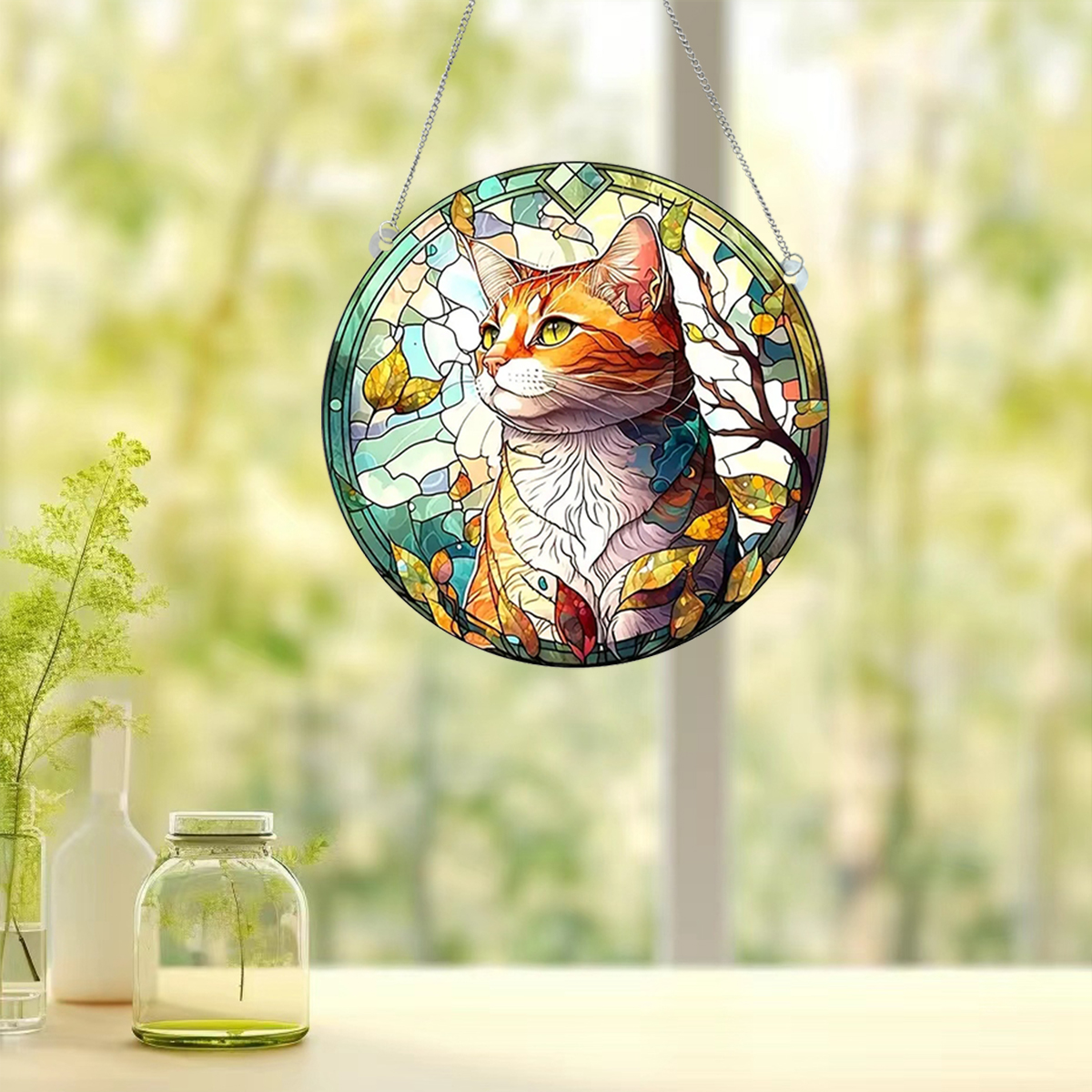 Cute Modern Style Animal Cat Arylic Pendant Artificial Decorations display picture 4