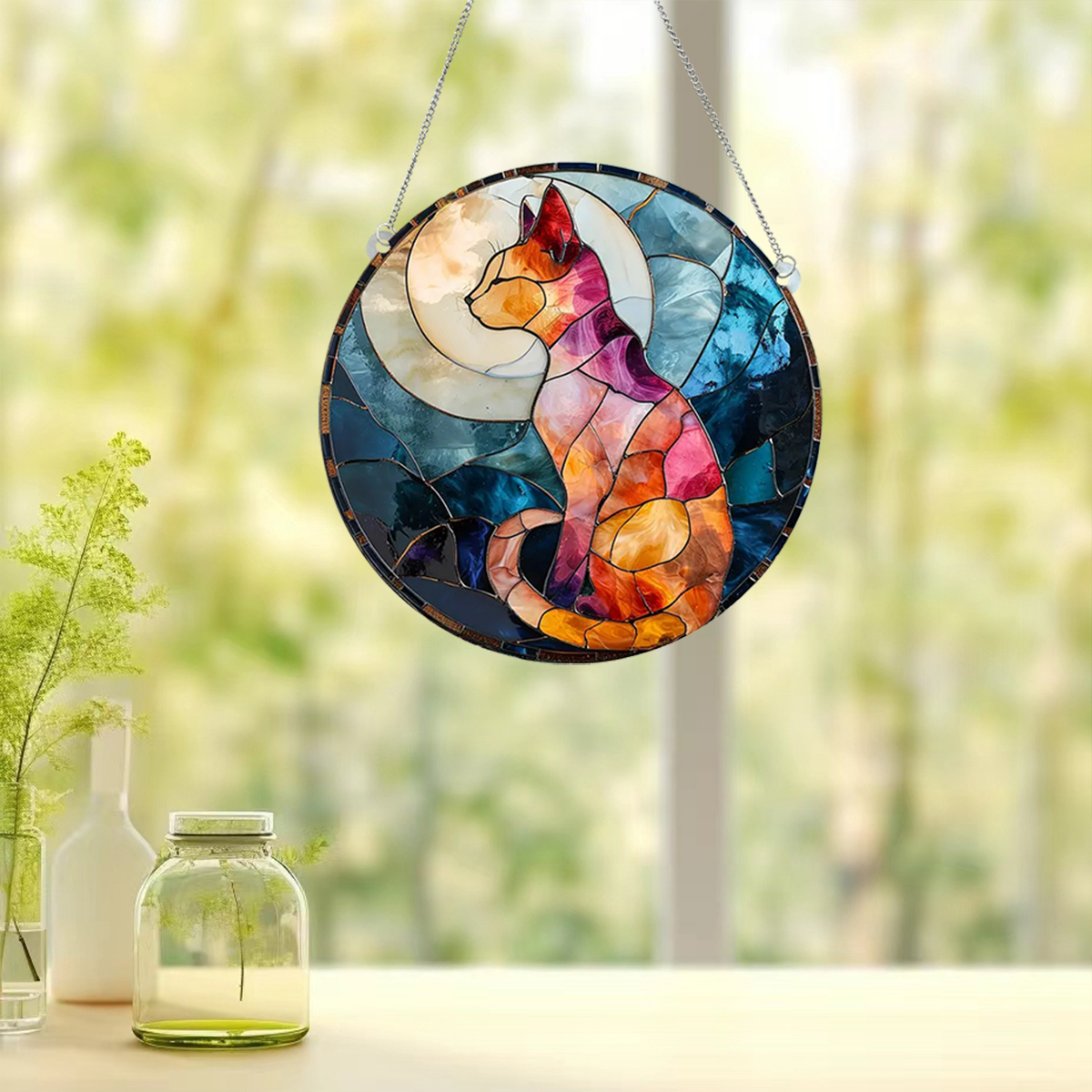 Cute Modern Style Animal Cat Arylic Pendant Artificial Decorations display picture 5