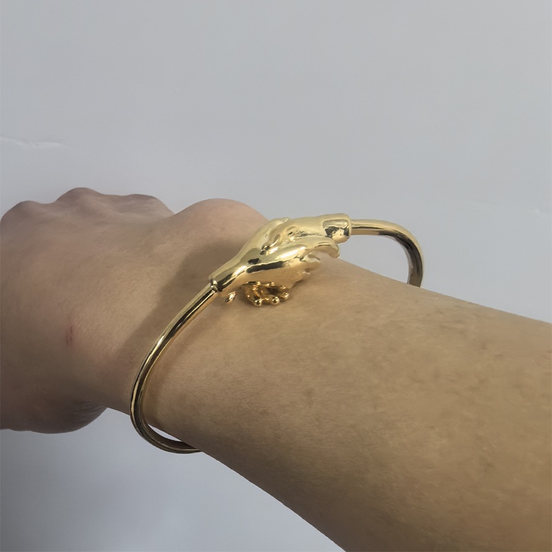Copper Gold Plated Silver Plated Casual Simple Style Commute Polishing Hand Bangle display picture 3
