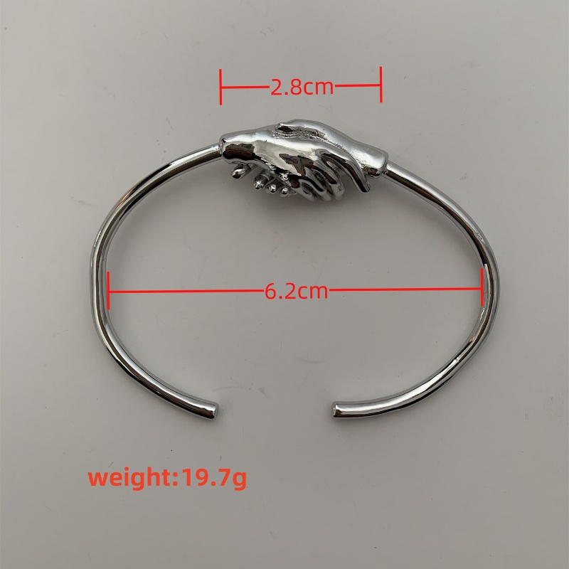 Le Cuivre Plaqué Or Plaqué Argent Décontractée Style Simple Commuer Polissage Main Bracelet display picture 21