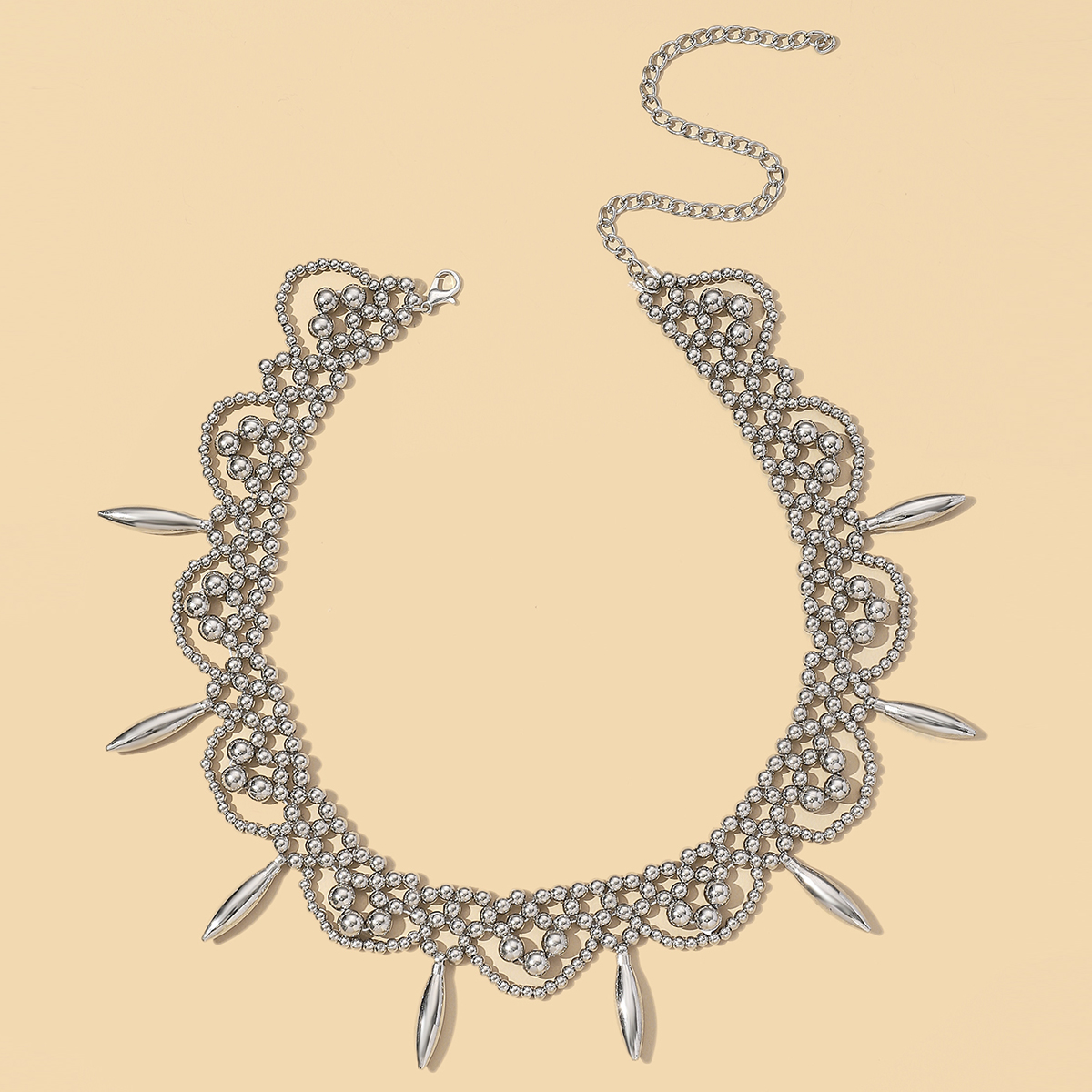 Elegant Simple Style Round Pearl Beaded Braid Women's Choker display picture 20