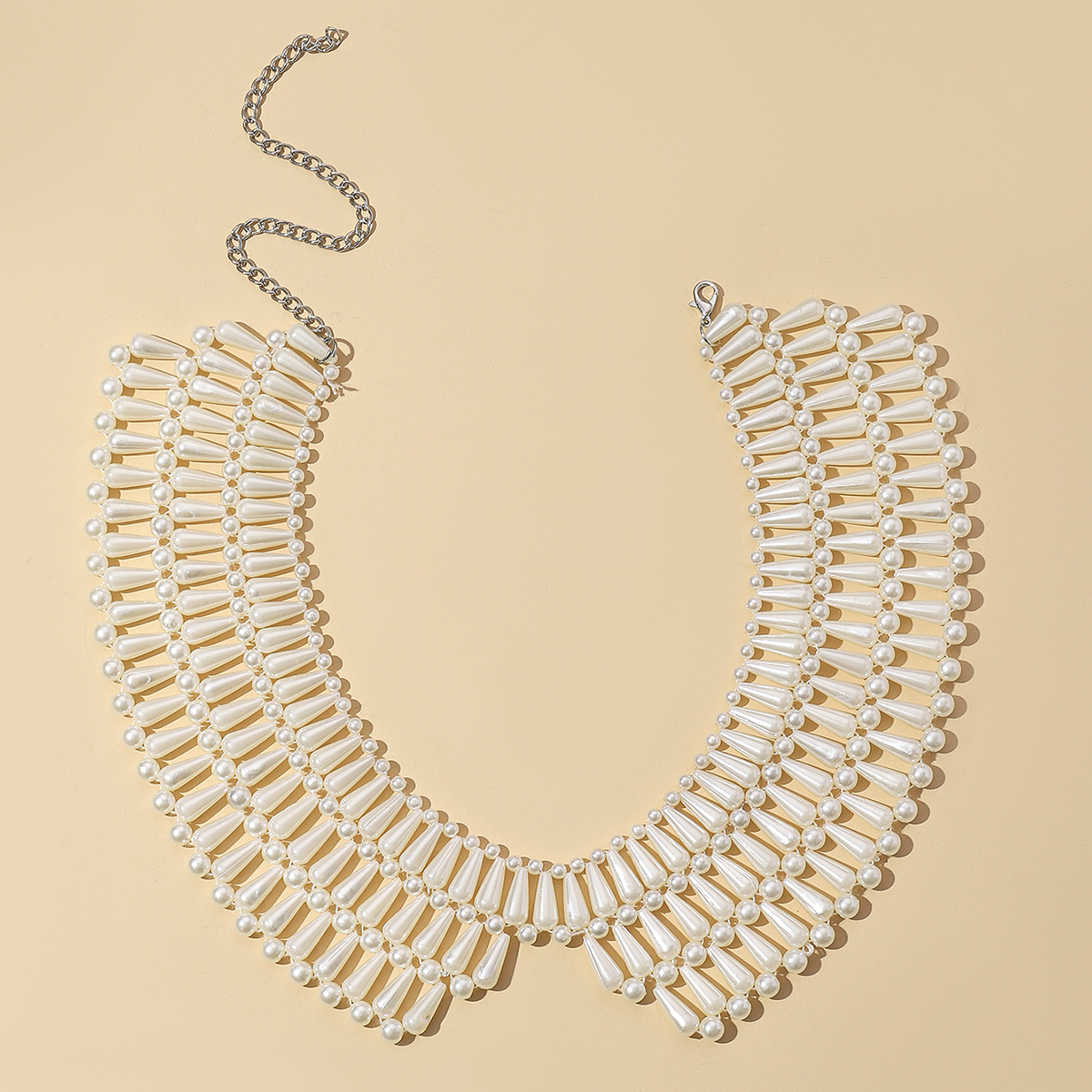 Elegant Simple Style Round Pearl Beaded Braid Women's Choker display picture 28