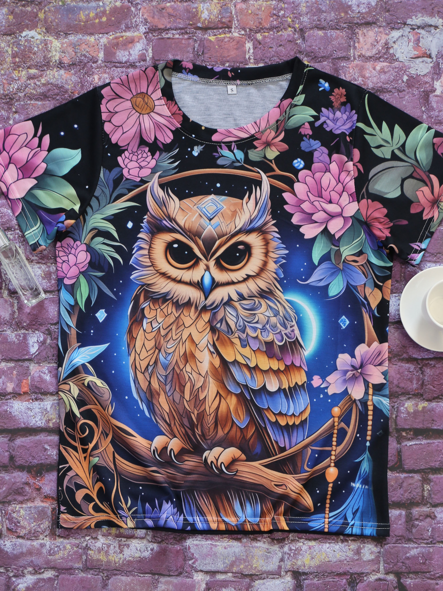 Women's T-shirt Short Sleeve T-Shirts Simple Style Owl display picture 2