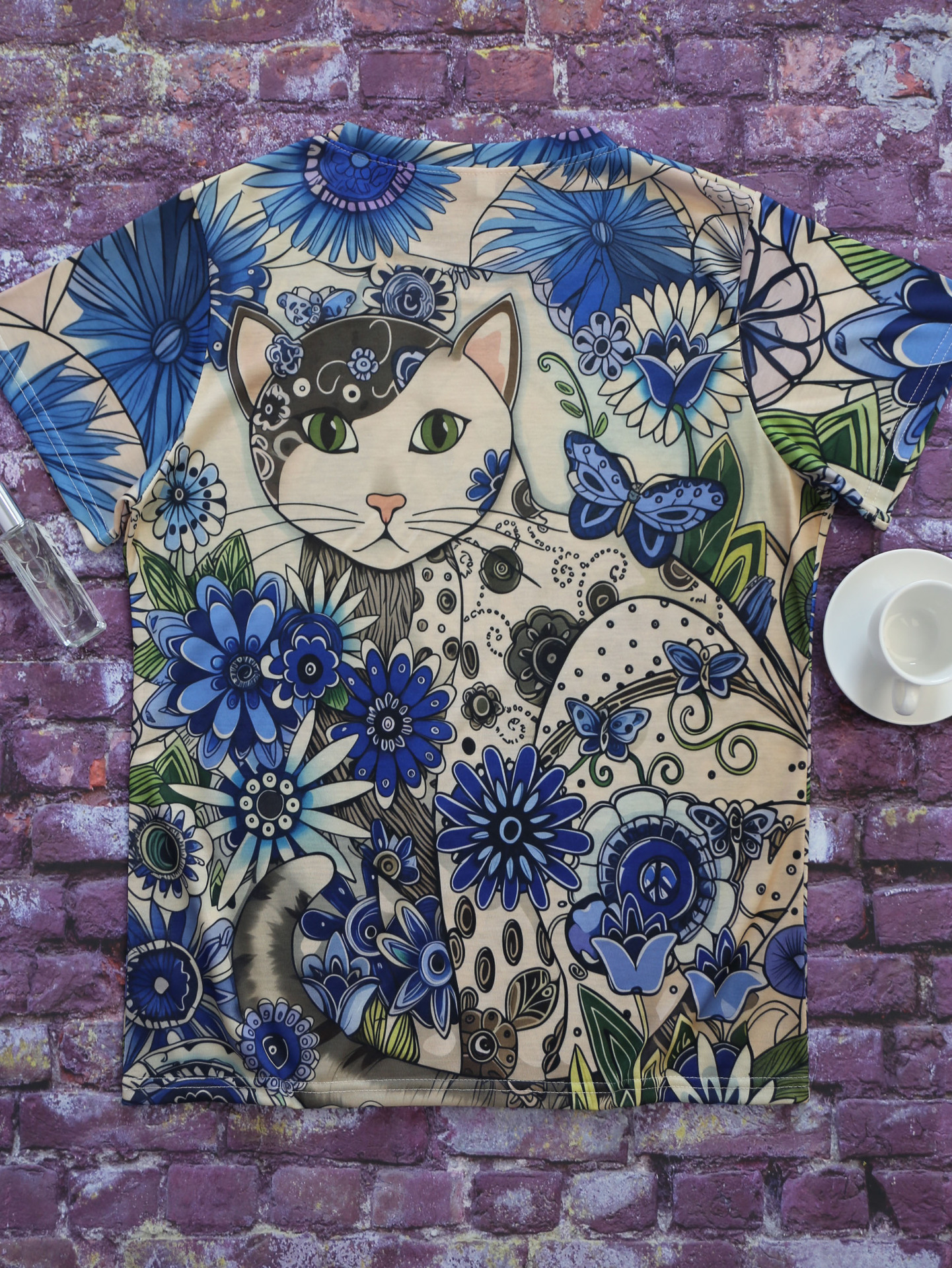 Women's T-shirt Short Sleeve T-Shirts Simple Style Cat display picture 7