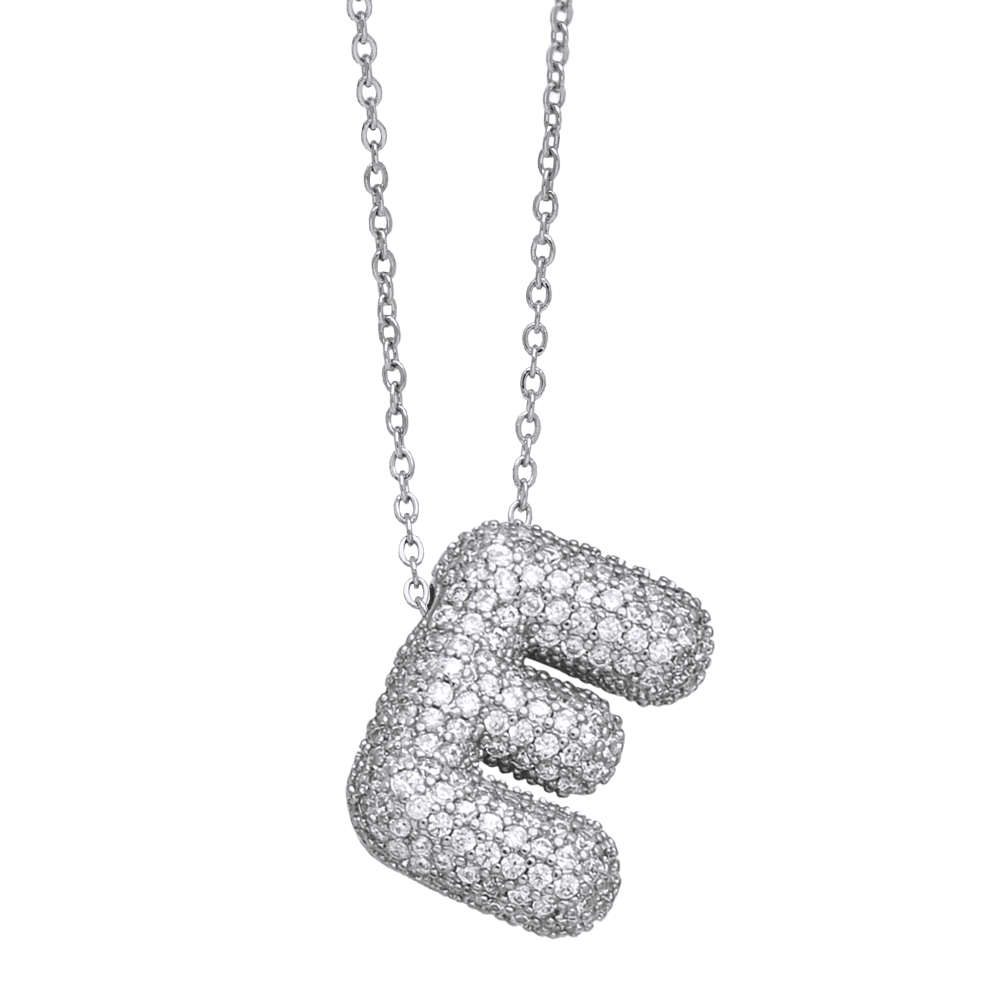 Le Cuivre Plaqué Or 18K Style Moderne Style Simple Placage Incruster Lettre Zircon Pendentif display picture 6