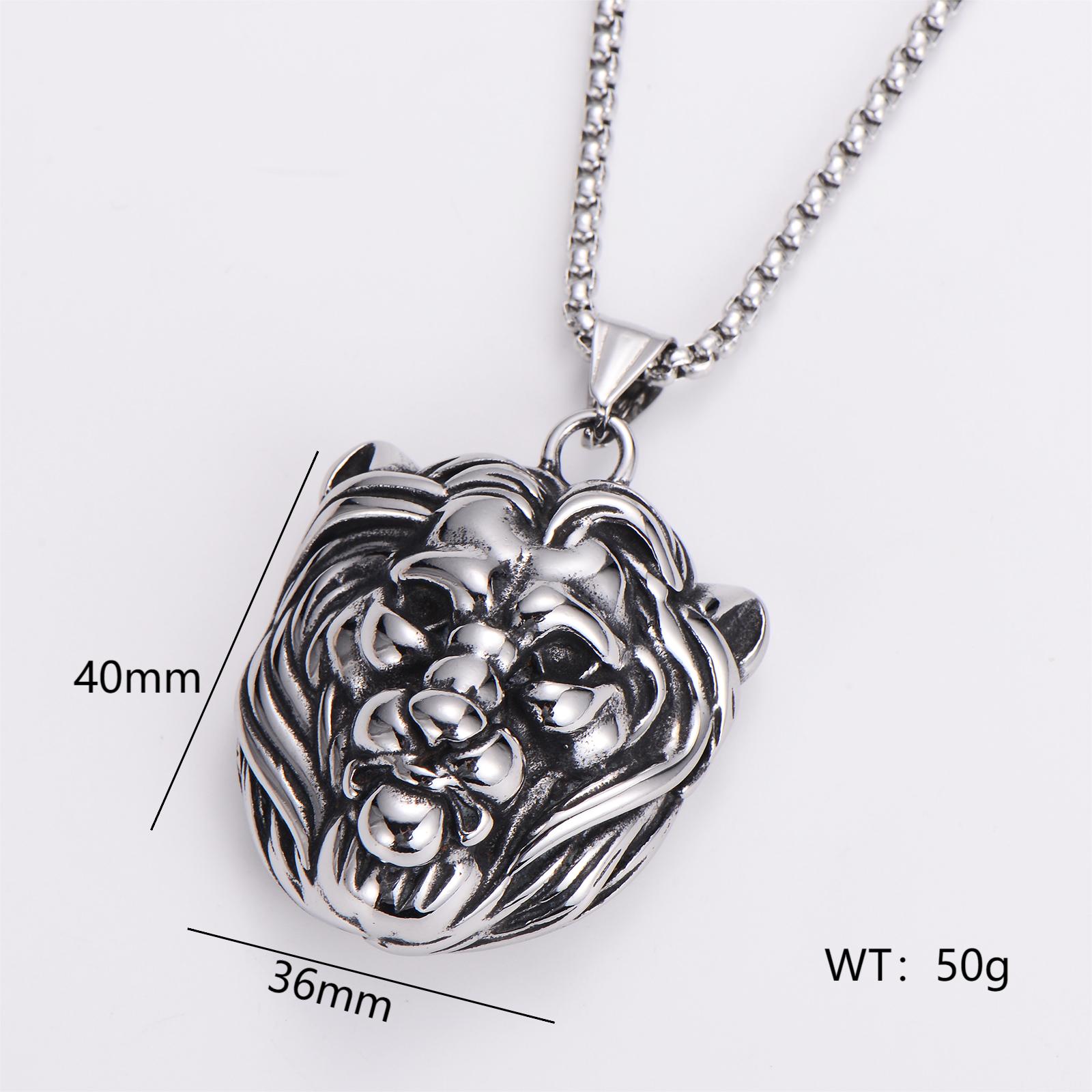 Retro Punk Commute Animal Skull 304 Stainless Steel Women's Pendant Necklace display picture 10
