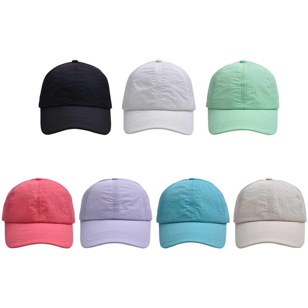 Unisex Casual Simple Style Solid Color Curved Eaves Baseball Cap display picture 2