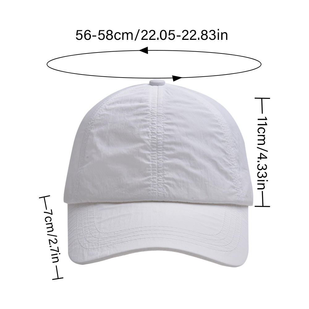 Unisex Casual Simple Style Solid Color Curved Eaves Baseball Cap display picture 3