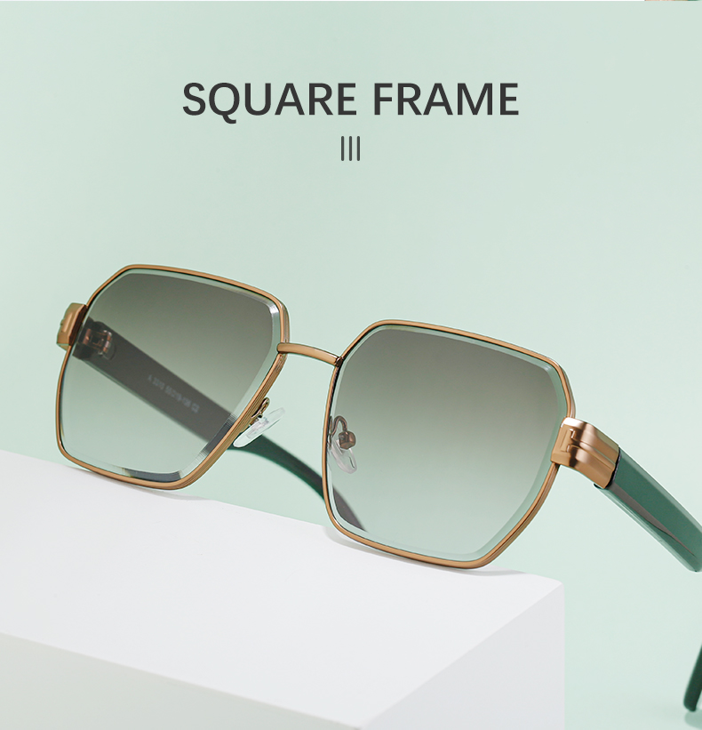 IG Style Hawaiian Modern Style Geometric Pc Square Full Frame Women's Sunglasses display picture 11