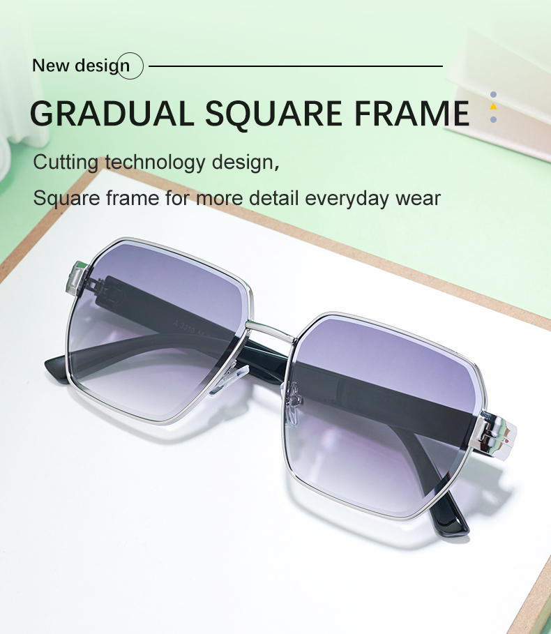 IG Style Hawaiian Modern Style Geometric Pc Square Full Frame Women's Sunglasses display picture 12