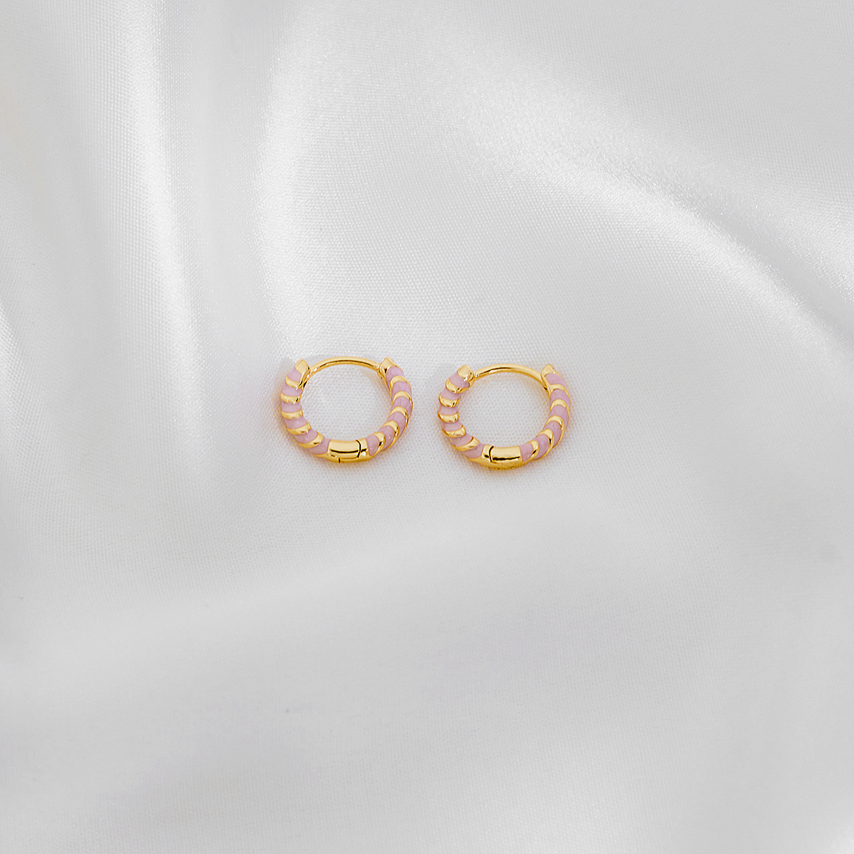 1 Paar Lässig Einfacher Stil Pendeln Kreis Runden Gemalt Emaille Kupfer Ohrringe display picture 6