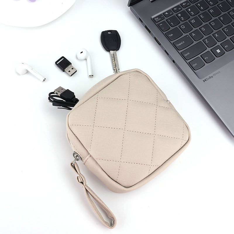 Basic Solid Color Pu Leather Makeup Bags display picture 8