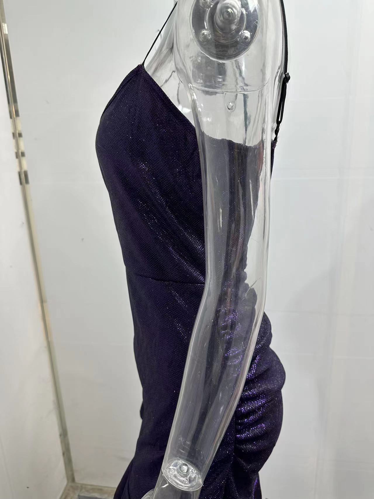 امرأة فستان بحزام جنسي حزام الترتر بلا أكمام اللون الصامد فوق الركبة يوم الاجازة اليومي تاريخ display picture 9