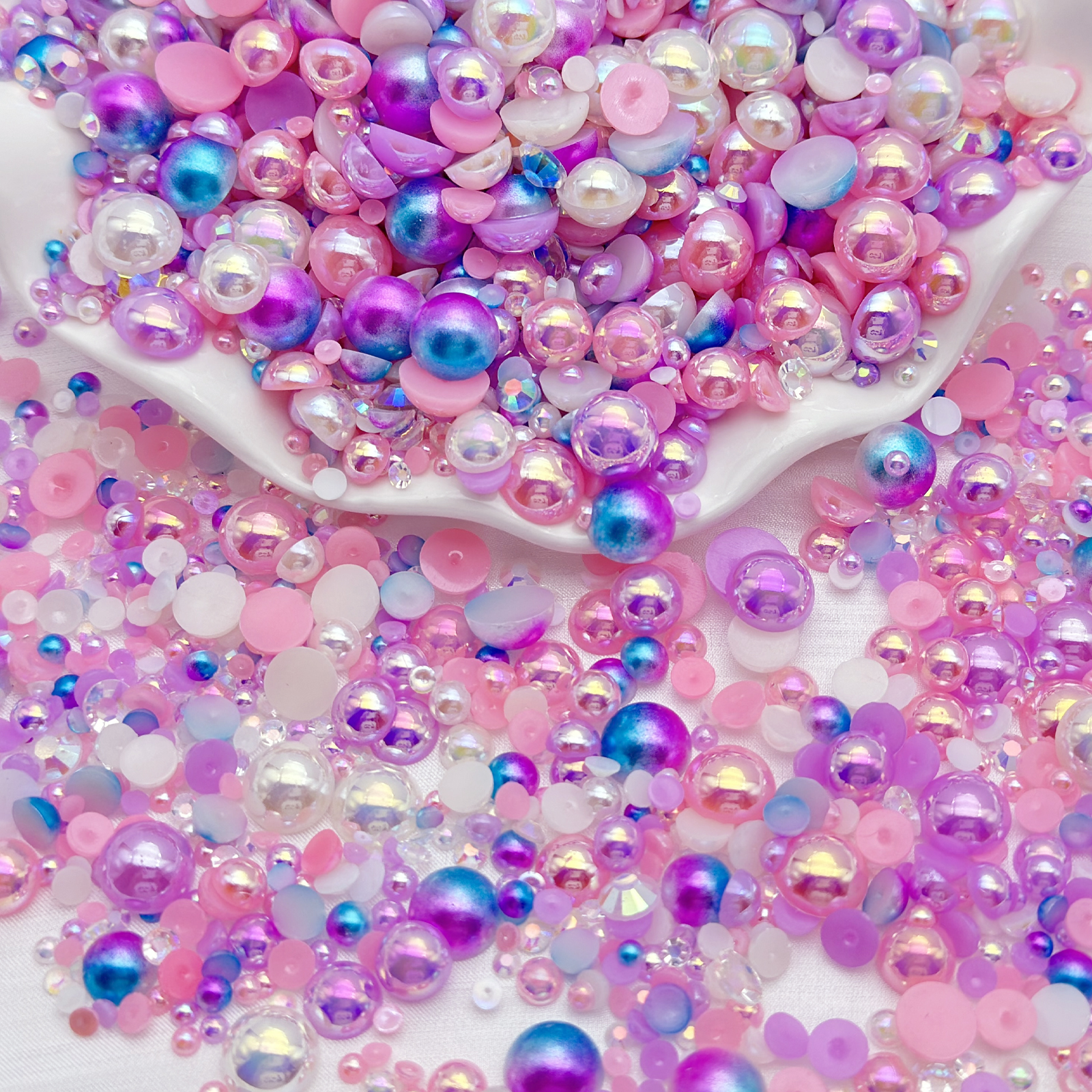1 Set Resin Colorful Beads display picture 3