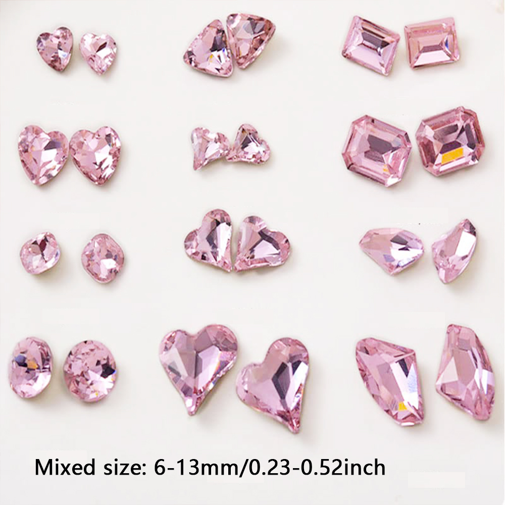 Simple Style Classic Style Color Block Rhinestone Nail Decoration Accessories 1 Set display picture 5