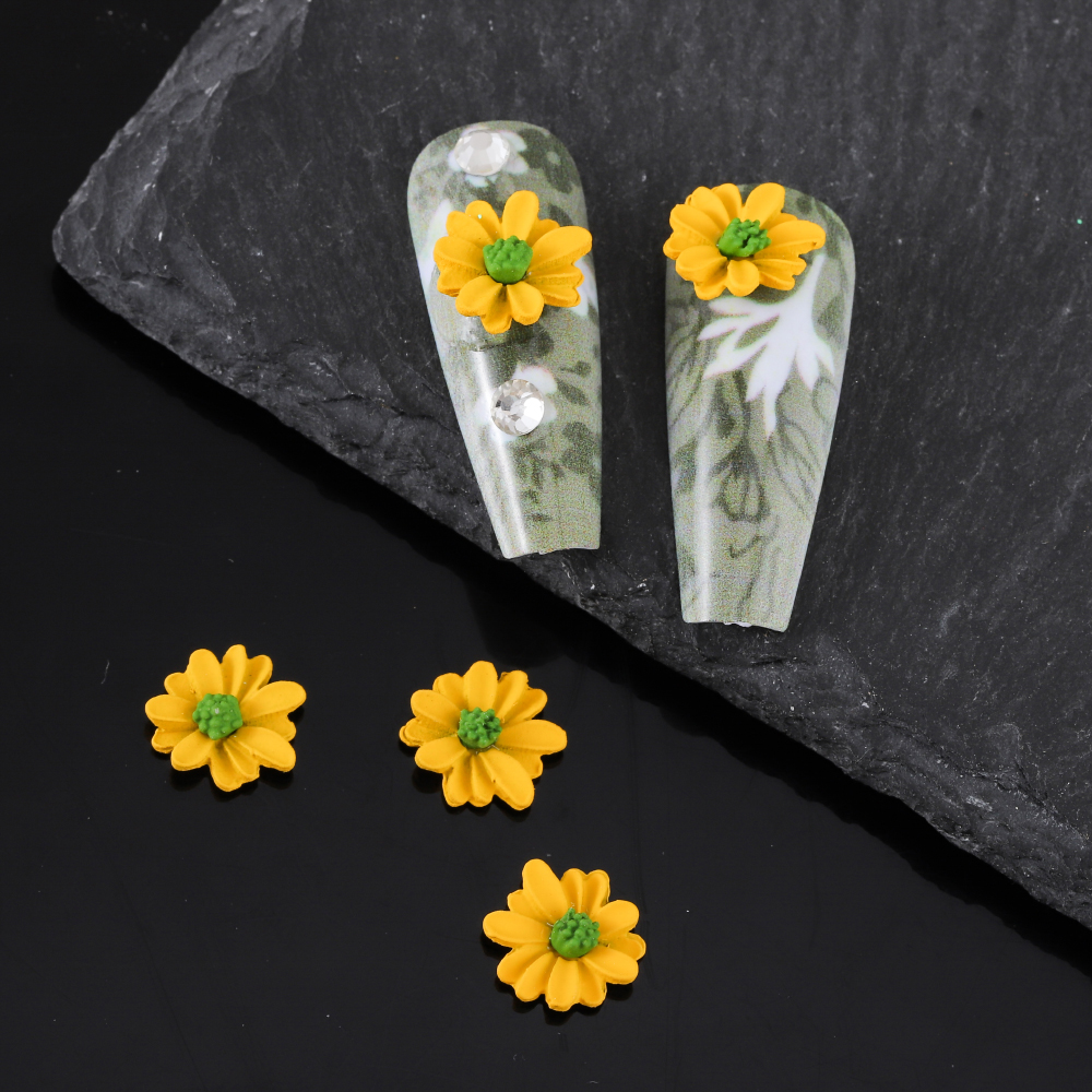 Mignon Fleur Alliage De Zinc Accessoires Pour Ongles 1 Jeu display picture 8