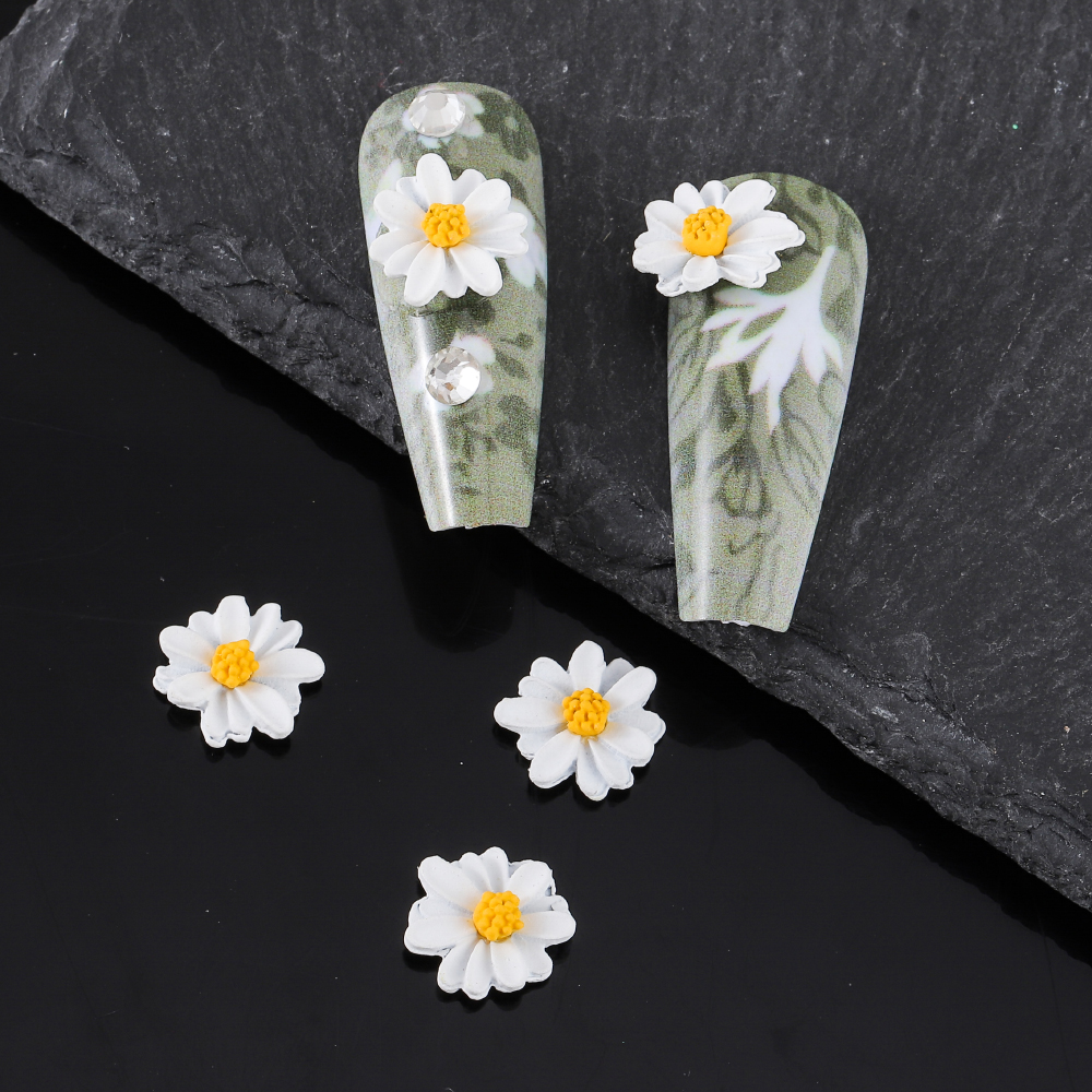 Mignon Fleur Alliage De Zinc Accessoires Pour Ongles 1 Jeu display picture 9